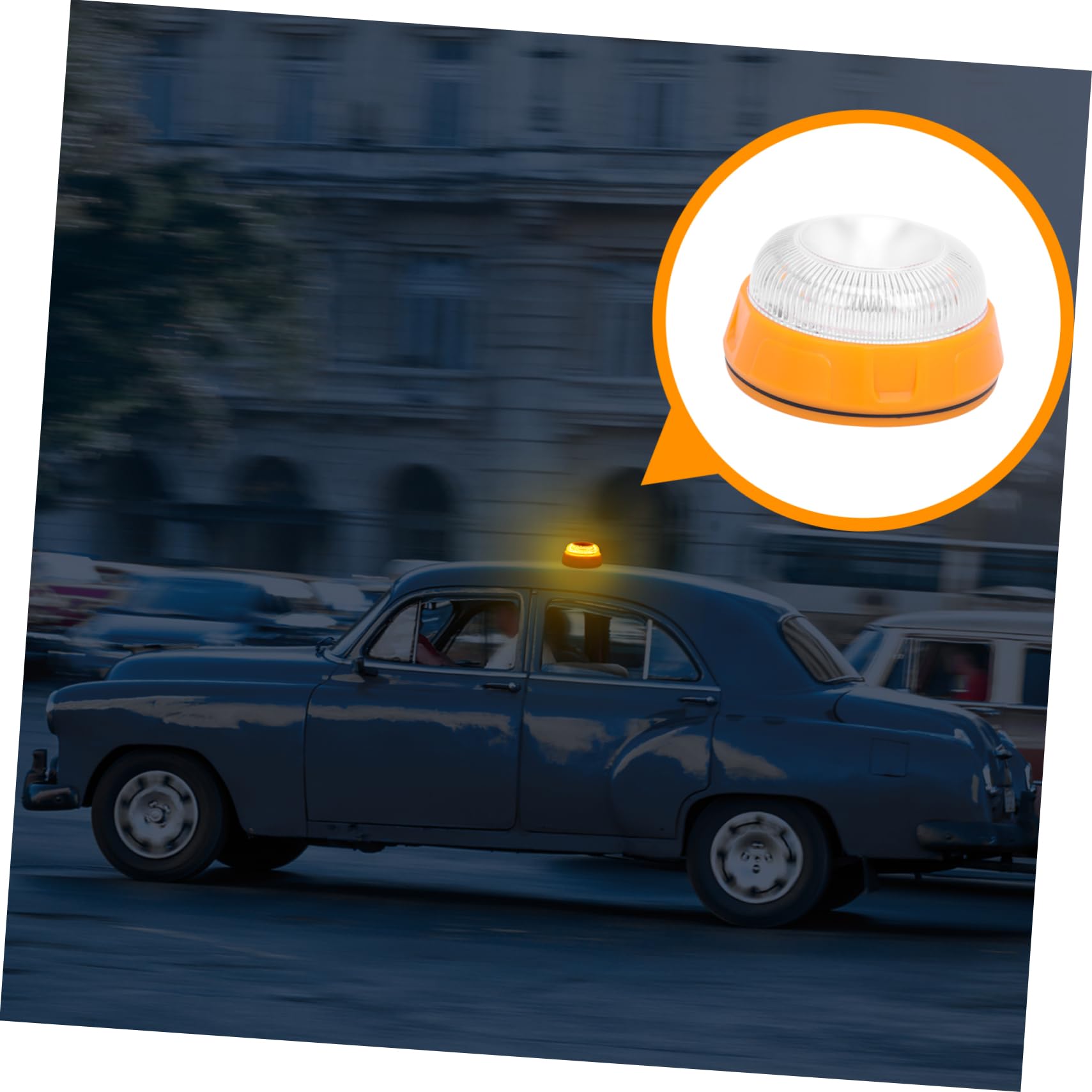 2piezas Luz Led De Emergencia Para Automóviles Señalización Amarilla y Resistente Luz Intermitente Para Vehículos Situaciones De Emergencia