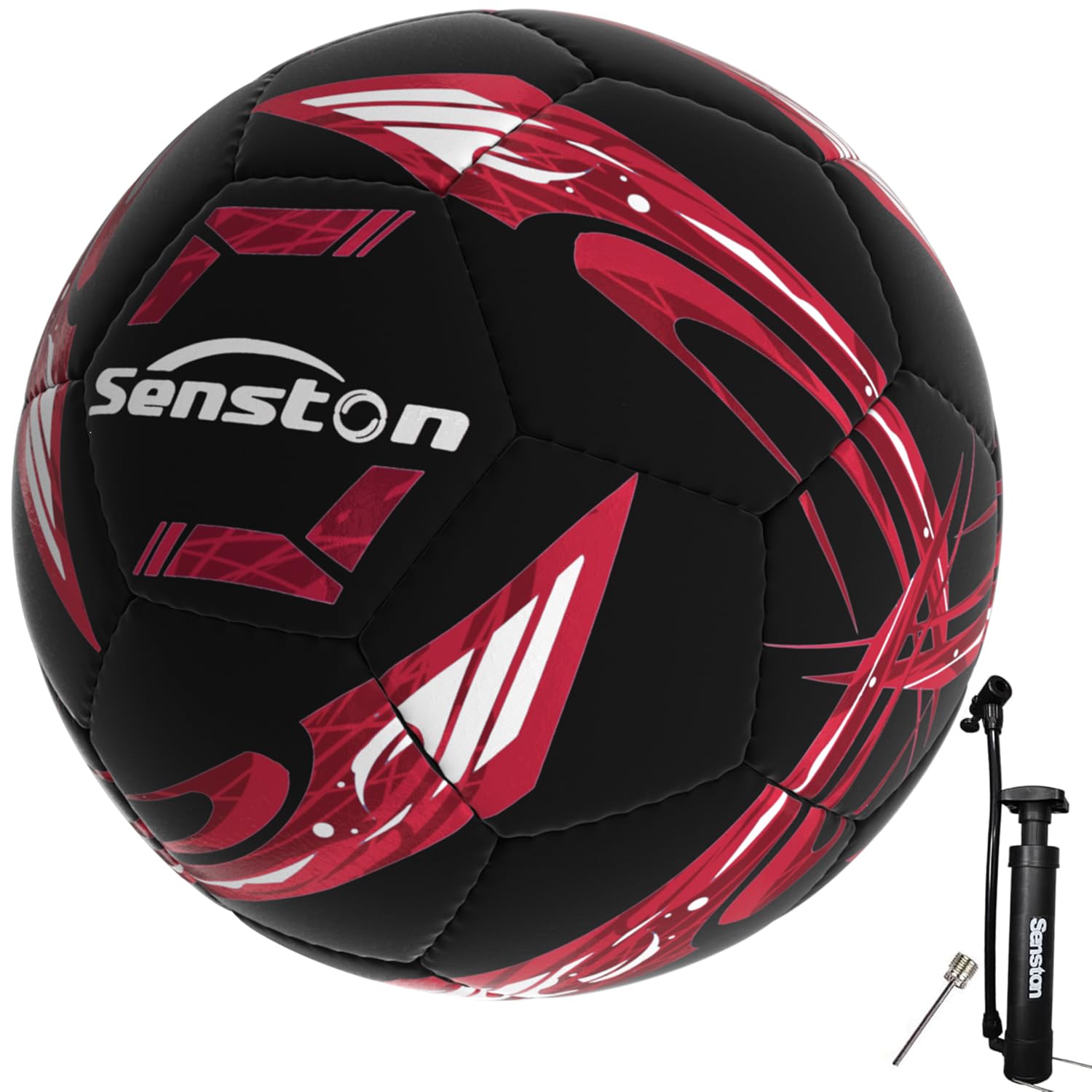 Senston Football Ball Size 5 Official Training Football Adults Soccer Ball Futsal