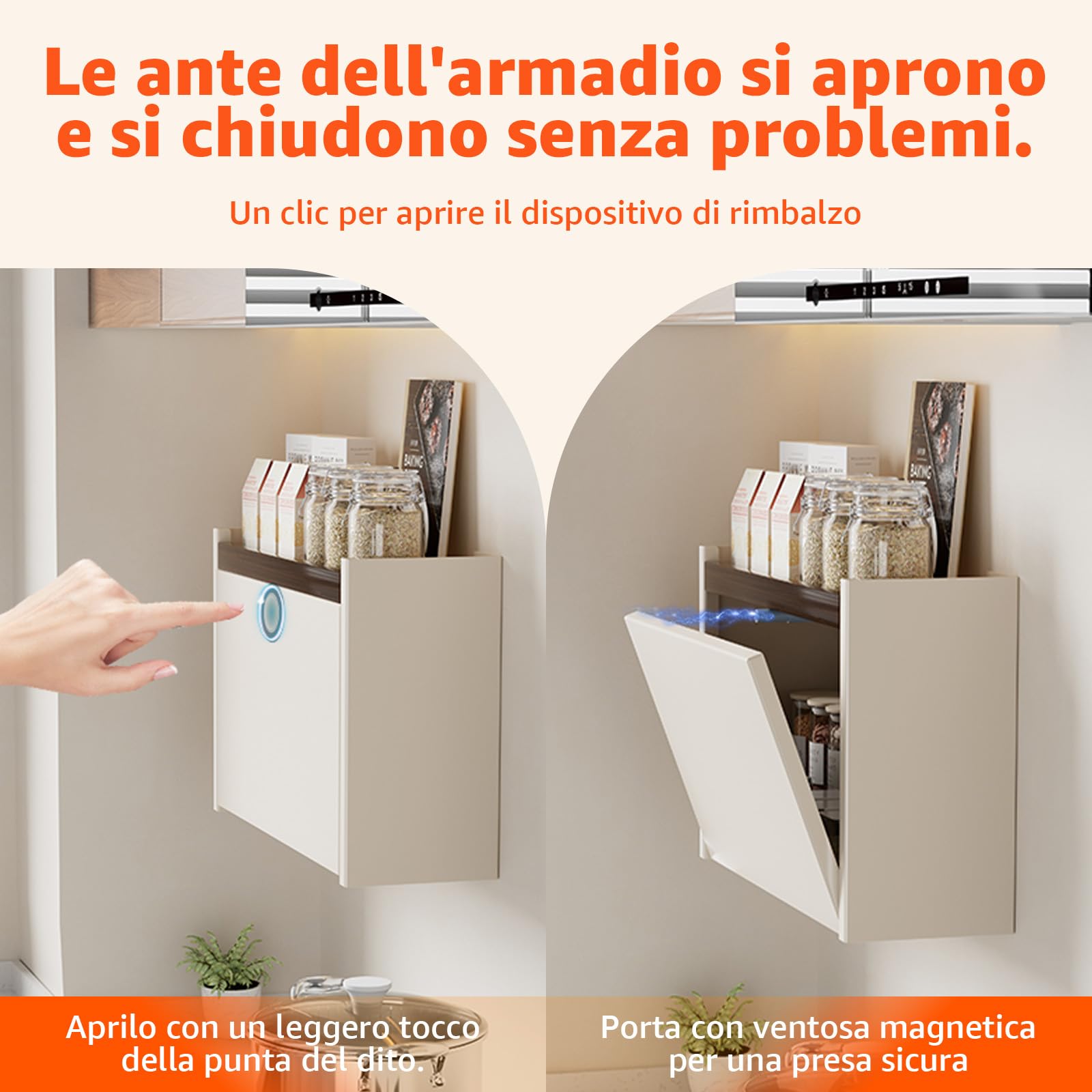 Especiero Pared,Especieros Para Cocina,2 Estantes Especieros Para Cocina Pared,Metálica Especiero Para Puerta De Armario De Cocina,Pareds De Cocina,Baño,Despensa,Prevención De Humo Y Polvo (Negro)