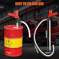 Vista 5 de Bomba eléctrica de transferencia de combustible de 110V - Bomba de transferencia de líquido multifuncional de alta potencia 2480W Incluye tubo