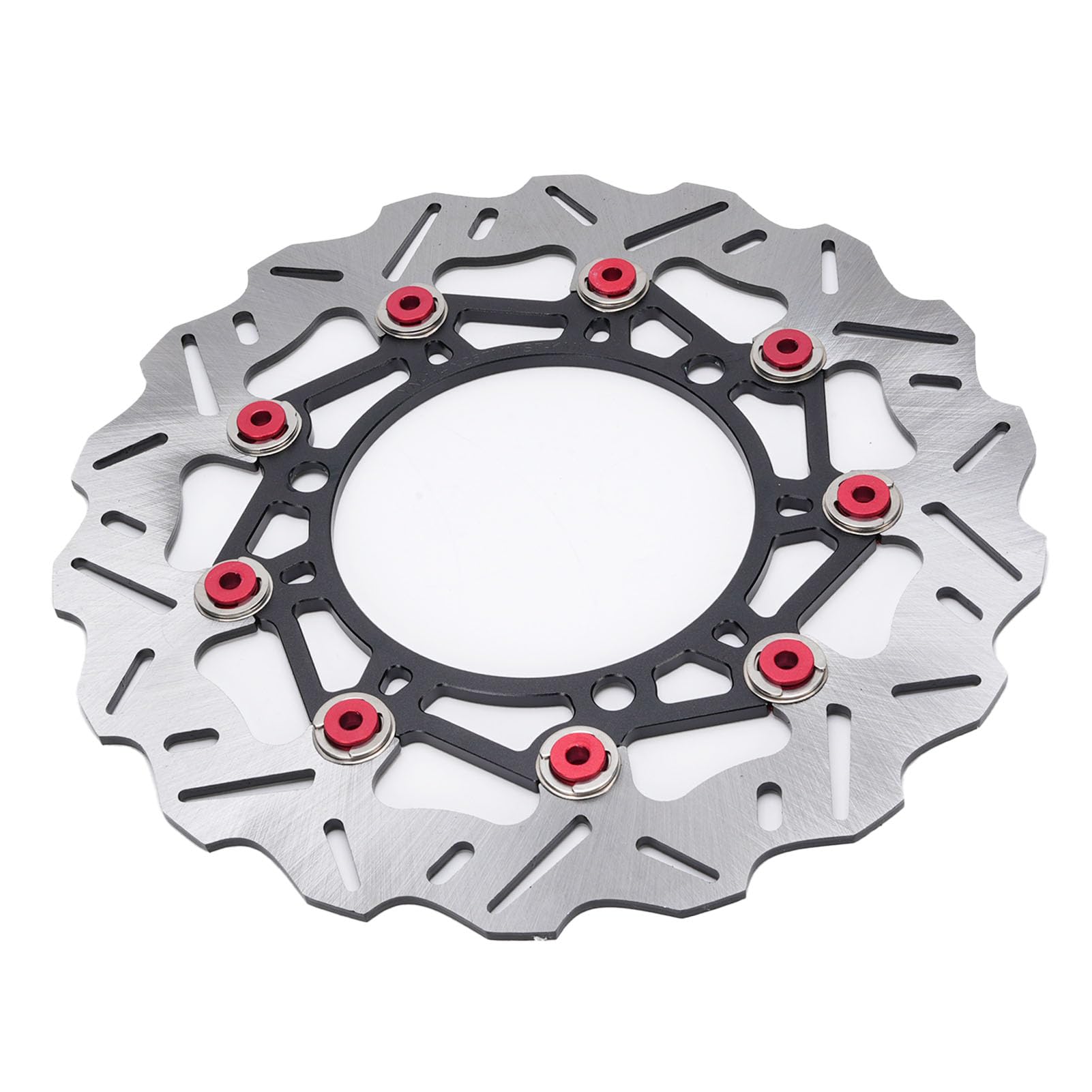 Zestaw Tarcz Hamulcowych do Motocykla, Zwiększona stabilność (Red)