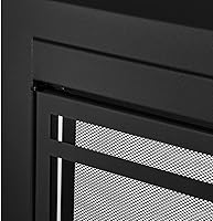 Vista 8 de UniFlame - Kendall - Puertas de chimenea estilo gabinete con vidrio templado ahumado