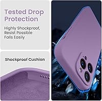 Vista 153 de FireNova Designed for iPhone 13 Pro Max Case, Silicone [Camera Protection] Phone Case with [2 Screen Protectors], Soft Anti-Scratch Microfiber Deep