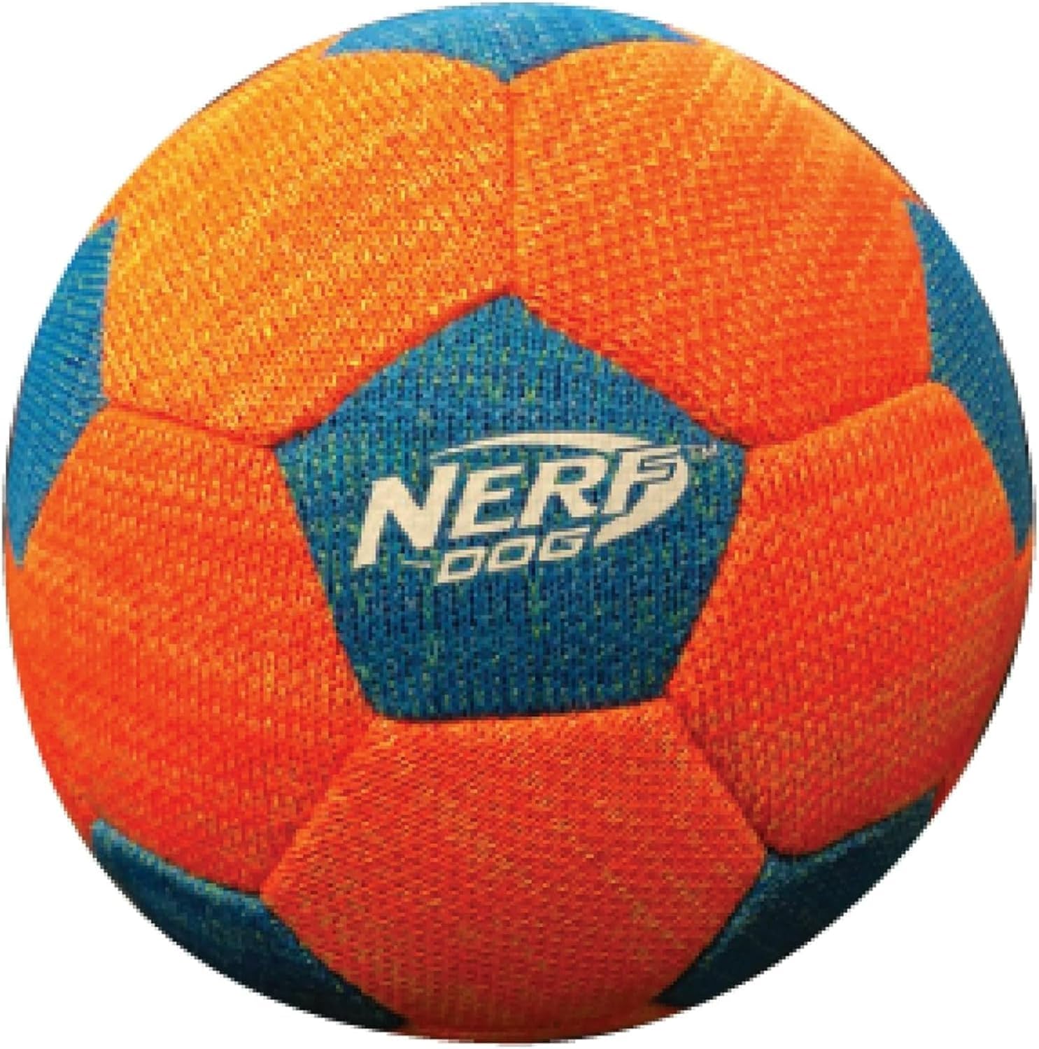 Dog X-Weave Squeak Soccer Ball for Large Dogs - Dog Quality: Trusted Durability and Design from A Leading Name in Pet Toys, Always Monitor Your Pet During Playtime
