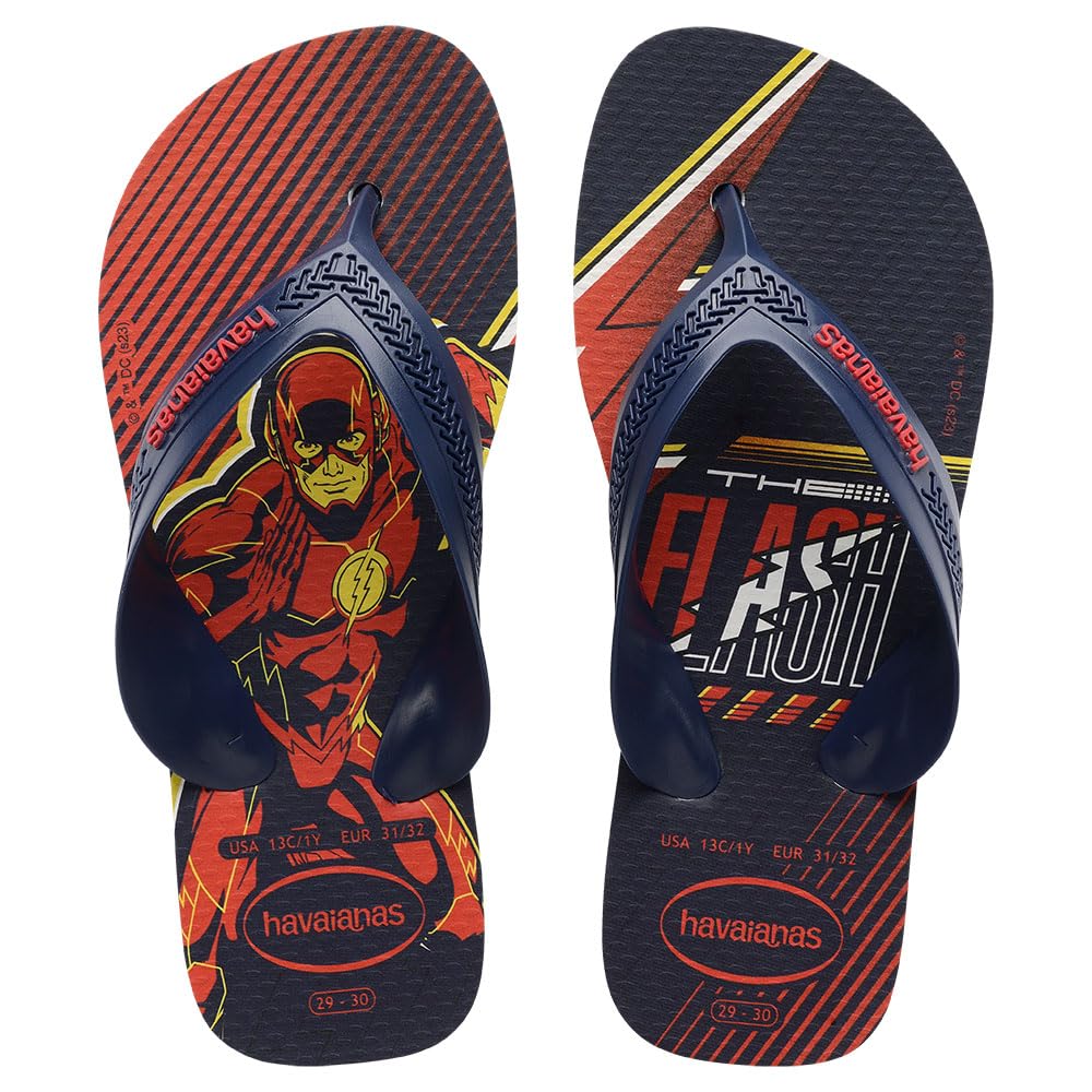 Havaianas Kids Max Herois Boys FlipFlop White 10/11 UK Child