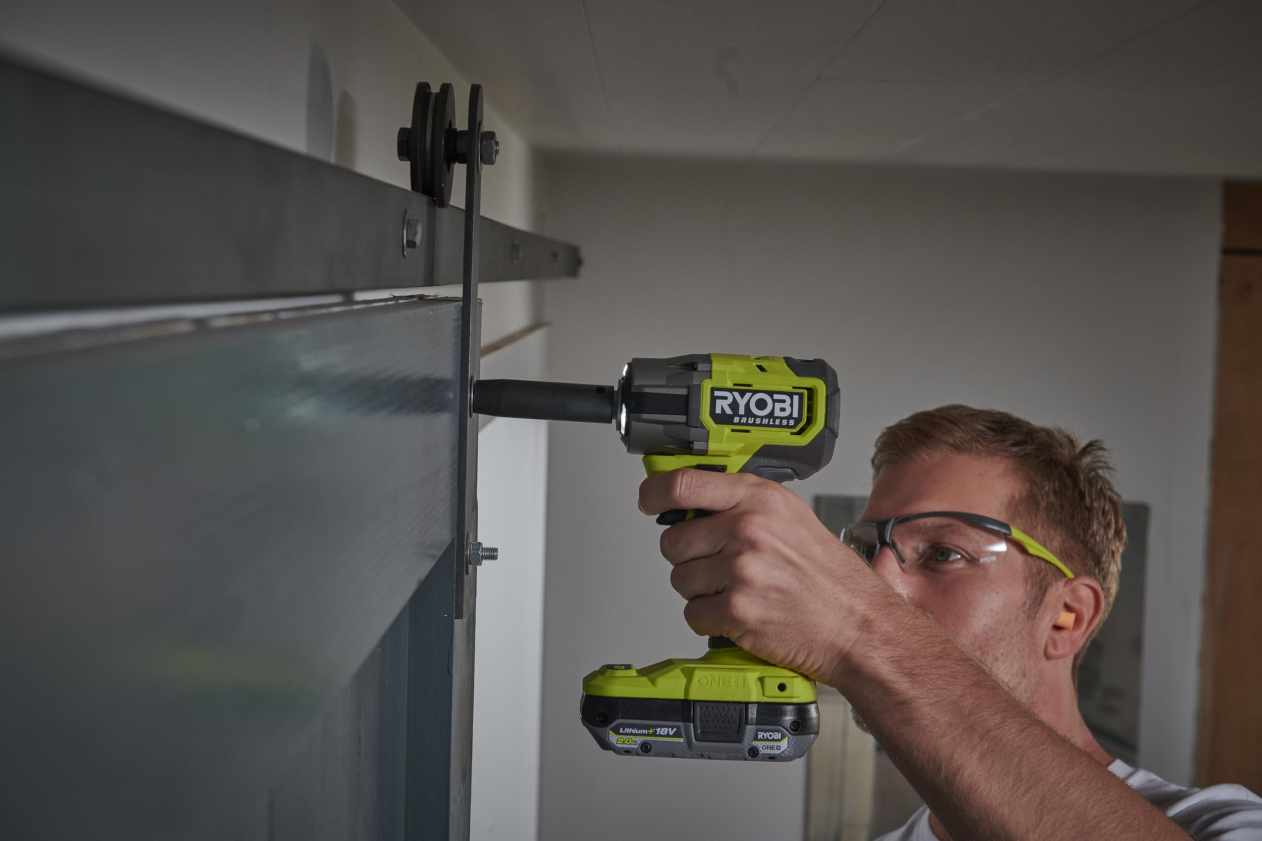 RYOBI RIW18CBL-0 18V ONE+ Cordless Brushless Compact Impact Wrench (Battery & Charger Excluded), Metallic - Image 4