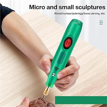 Electric Angle Grinder, Mini Drill Polishing Engraver Pen Grinder Electric Rotary Tool Grinding Machine Miniature Household Tool(A)