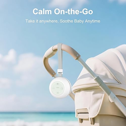 Miniatura 2 de Máquina de sonido portátil para bebés, niños y adultos, máquina de ruido blanco recargable por USB con función de temporizador, 18 sonidos suaves,