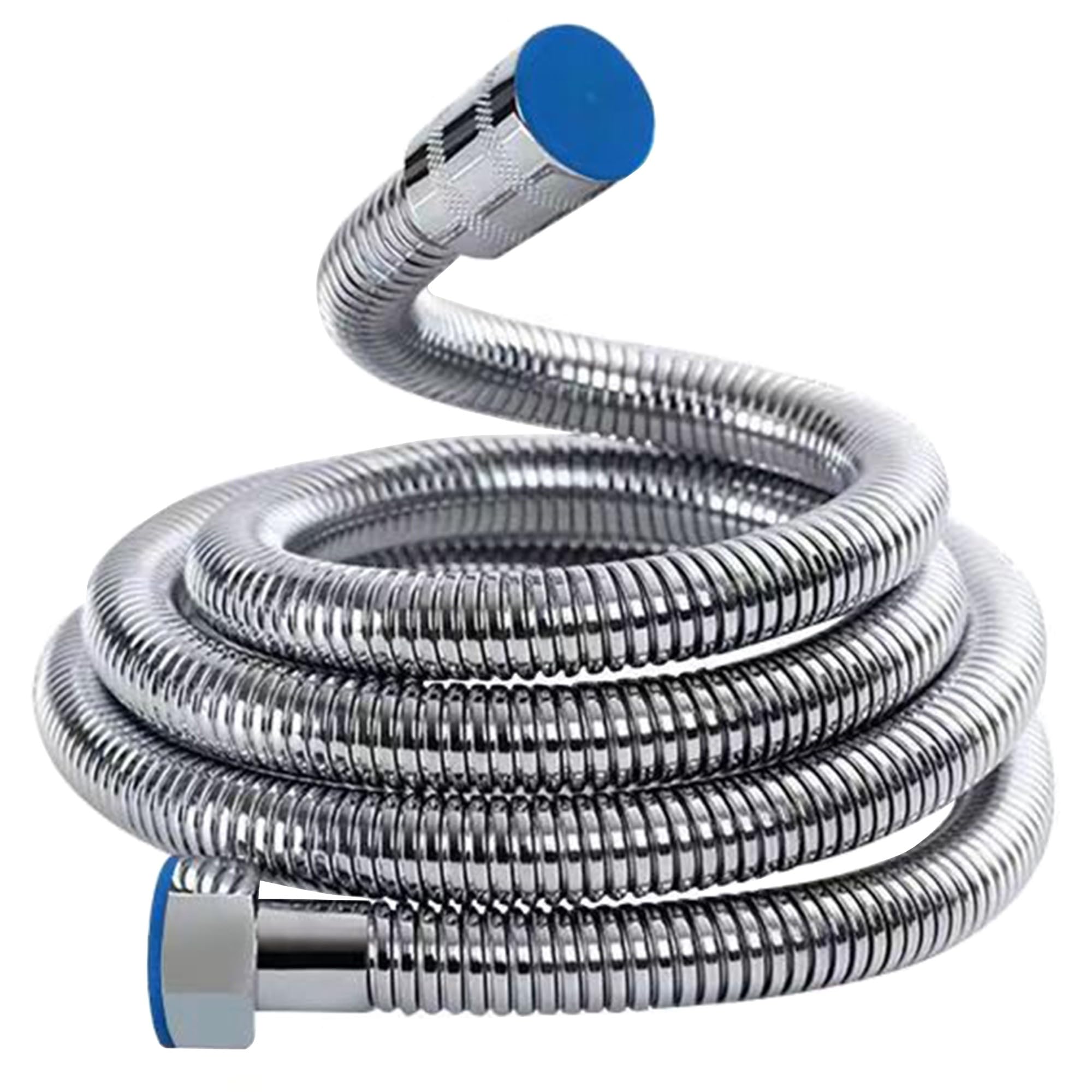 Shower Hose，Upgrade 3 Layers Stainless Steel Shower Tube，Anti-Kink and Leak-Proof，High Pressure Resistance，Easy DIY Replacement，Universal G 1/2 Connection. (2M)
