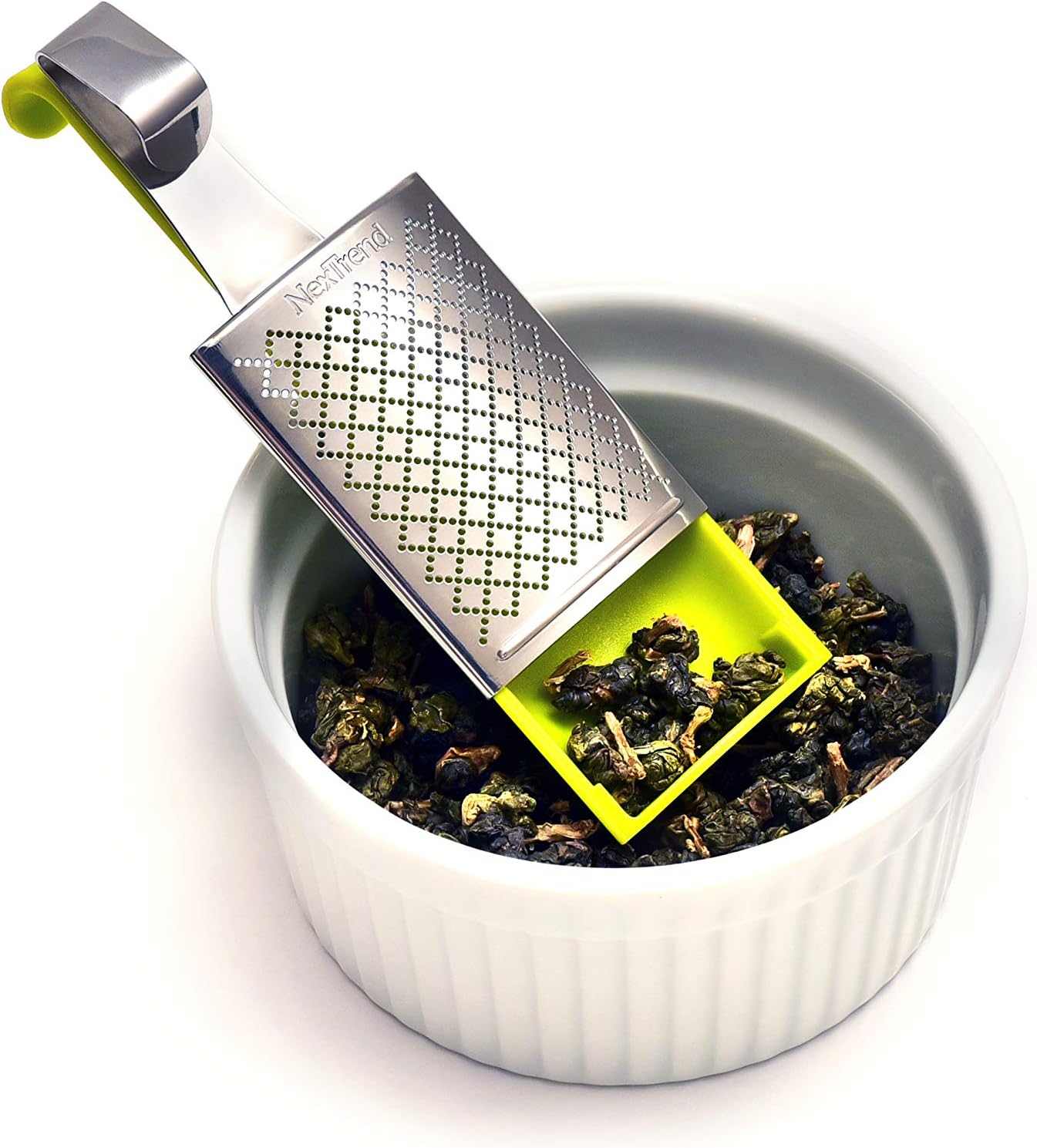NexTrend TeaPOD - All-In-One Tea Implement, Scoops, Steeps, and Squeezes! (Fuschia)