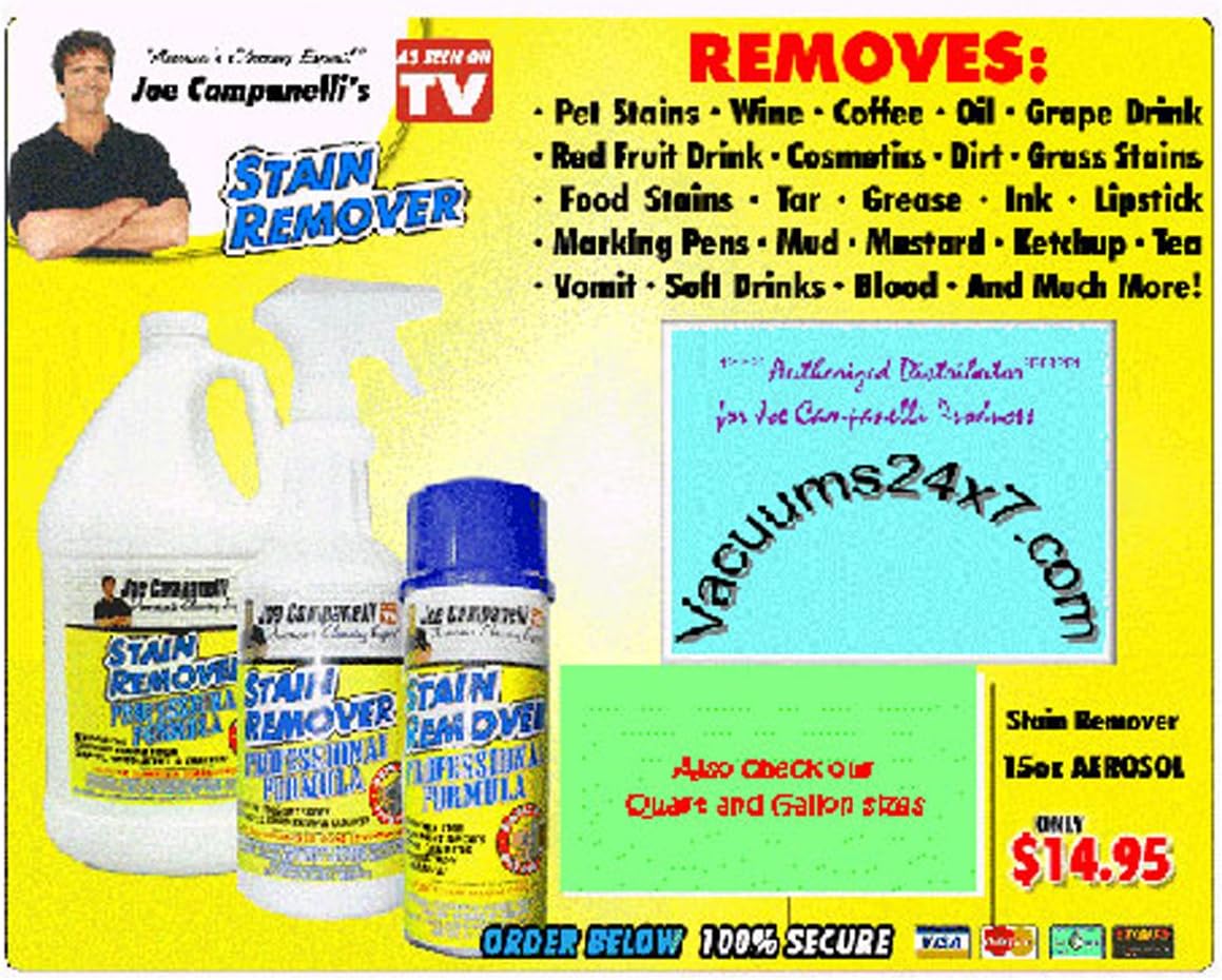Joe Campanelli's Miracle Stain Remover Everything Else