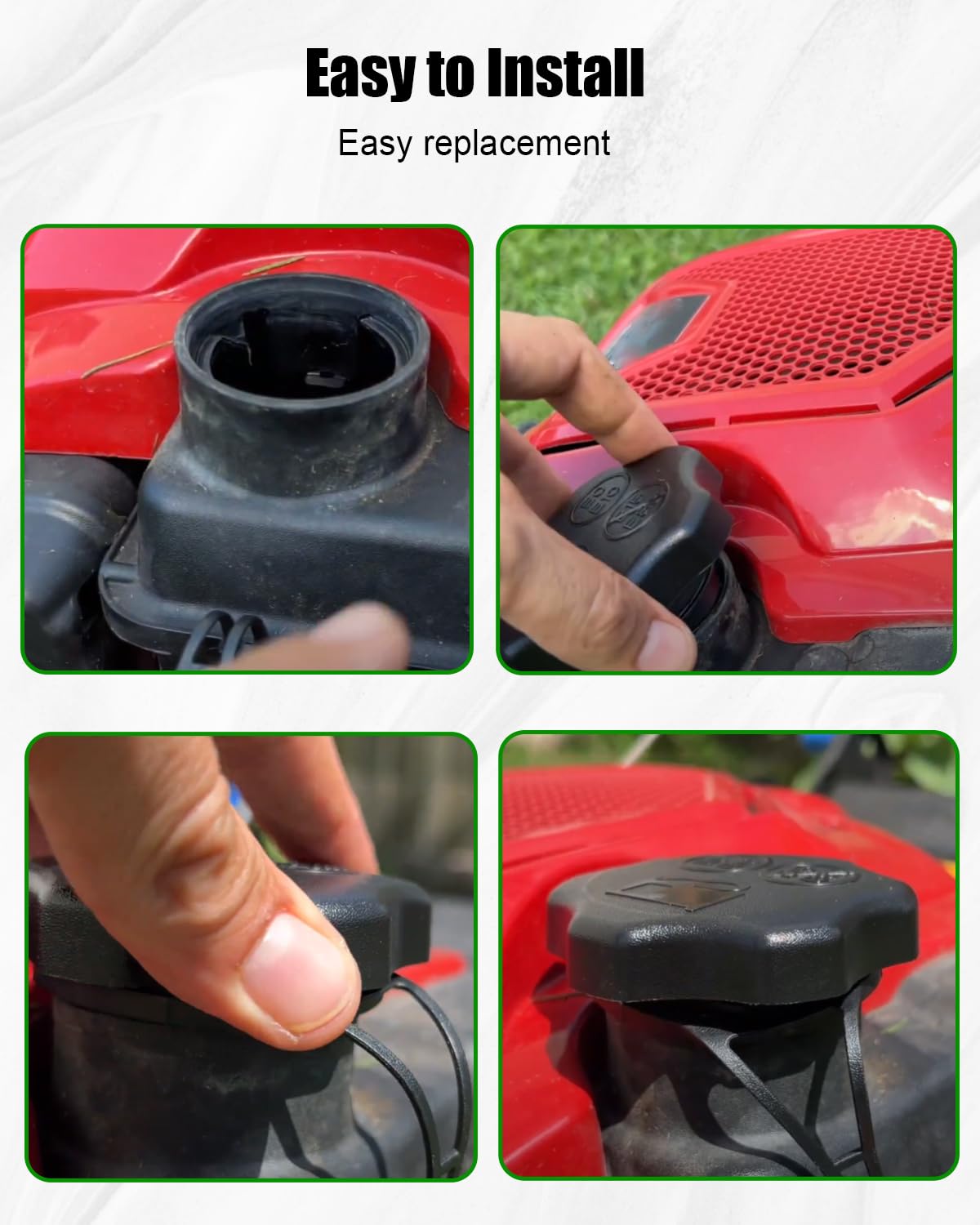 Tapa De Gasolina Para Cortadora Toro Z-Master - Paquete De 2, Original 88-3980, Resistente A Derrames