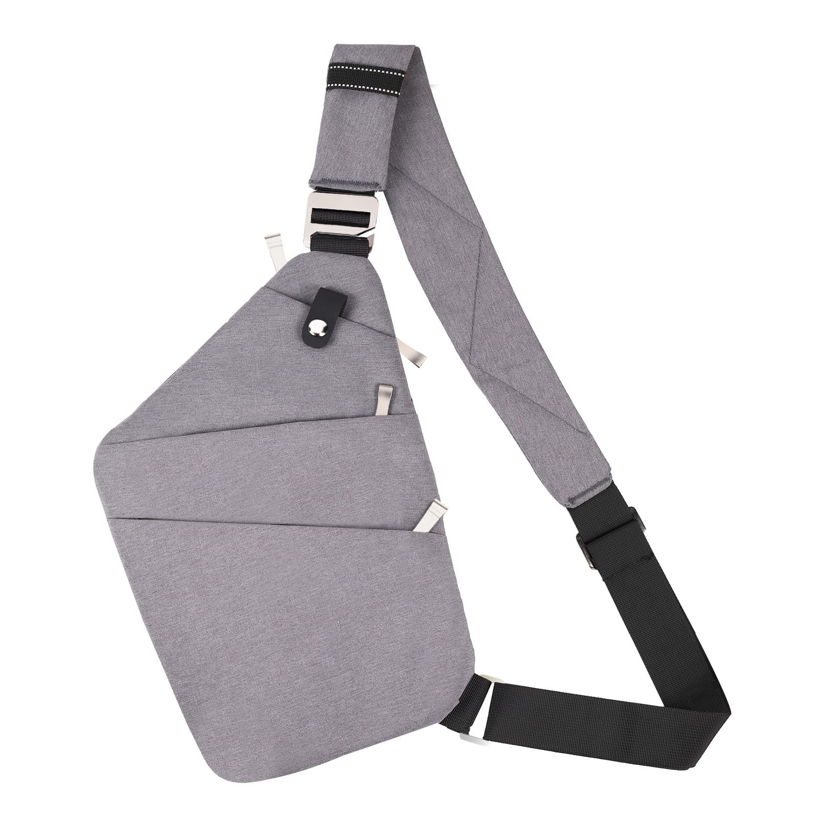 VADOO Sling Bag for Men and Women Anti theft Crossbody Bag Lightweight Shoulder Chest Bag for Travel Gym