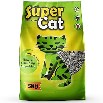 Dog Trust Cat Litter Sand Advance 100 % Natural Scoopable Bentonite Clumping Litter 5 kg