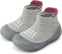 VIFUUR Baby Sock Shoes Boys Girls Non-Slip Rubber Sole Infant Toddler Sneakers 6-24 Months First Walkers