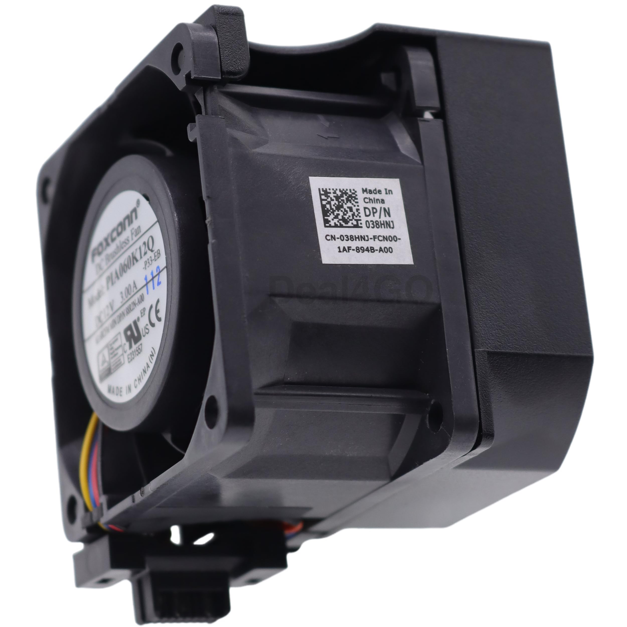 Deal4GO Ventilador de refrigeración de sistema de chasis plateado 2U 38HNJ 88R2N de repuesto para Dell PowerEdge R750, R760, R7525, R7615, R7625, R7960