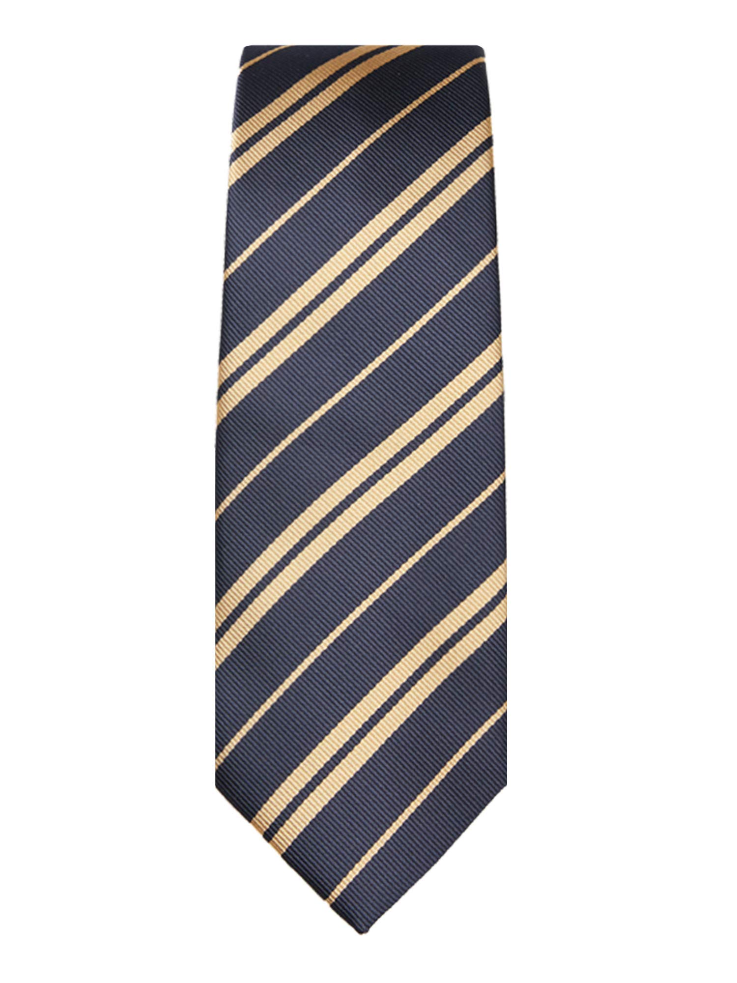 Jacob AlexanderWoven Double Stripe Boys' Prep Neck Tie