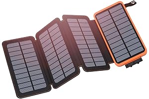 Hiluckey Solar Charger 25000mAh: The Solar-Powered Charging Solution for Your Mobile Adventures
