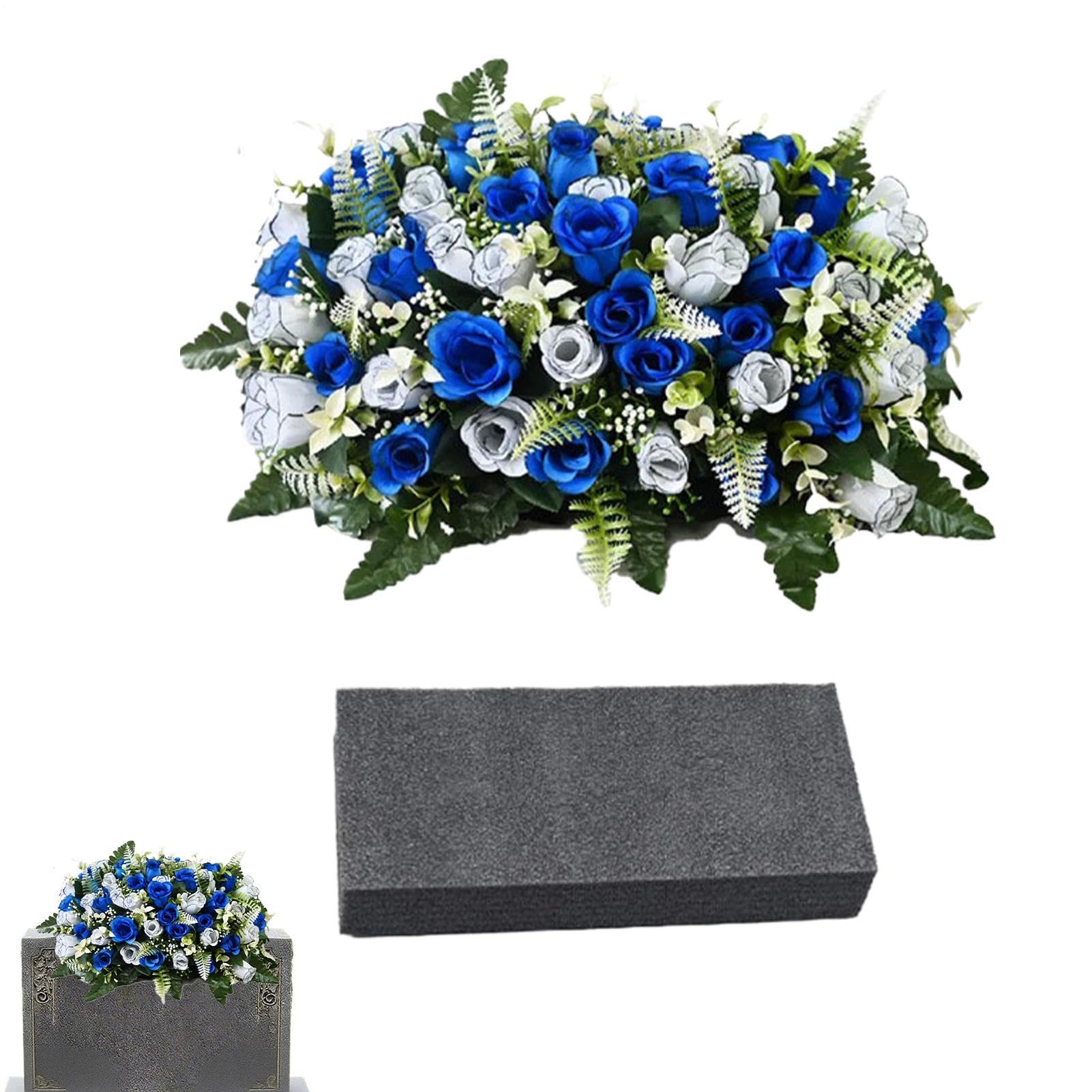Générique Fleurs artificielles pour cimetière Roses artificielles mémorial