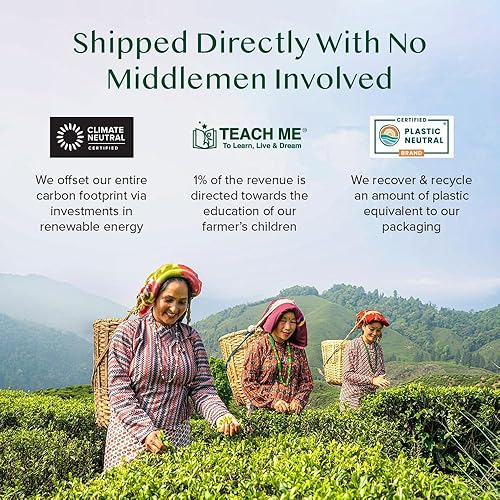 Miniatura 8 de Té chai VAHDAM Private Reserve Trio, 3 tés en una caja de regalo, ingredientes 100% naturales, regalos festivos para hombres y mujeres, regalos de