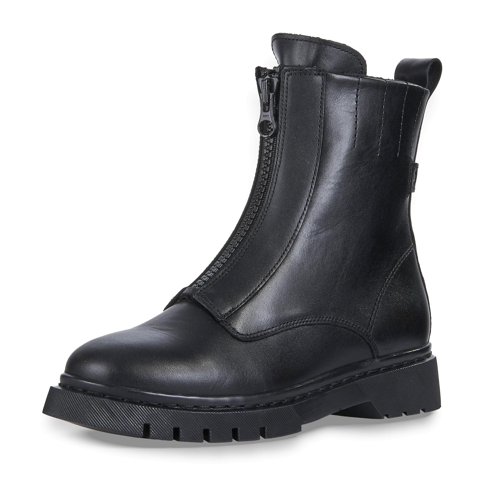 Tamaris Damen Stiefelette Leder Blockabsatz