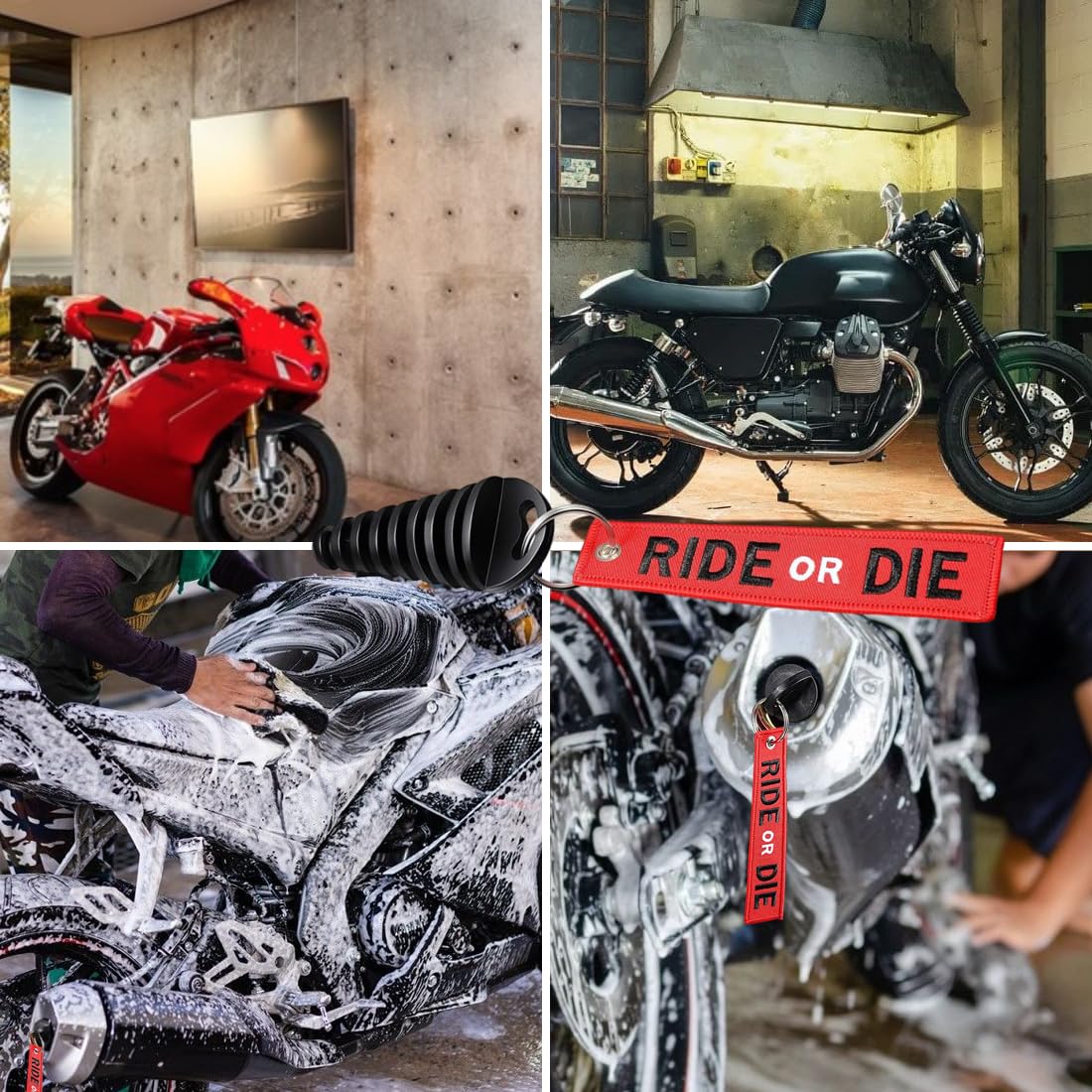 2 Tappi Scarico Moto In Silicone 38x86mm - Protezione Per Marmitte 2T E 4T - Foto 11