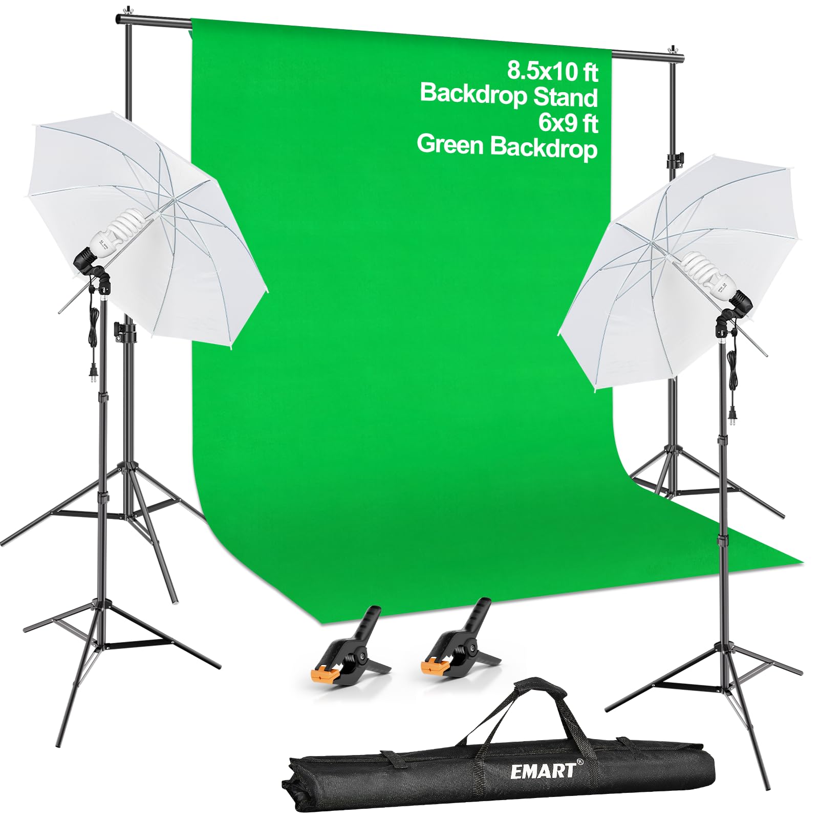 ALZO Digital Wall Mount Background Support Kit with 3 Poles