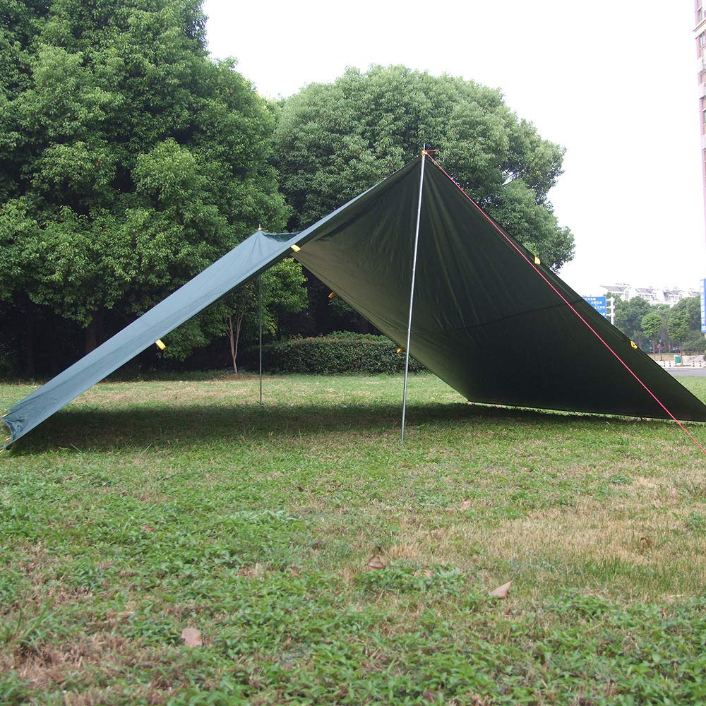 HYFAN Bâche portable pour hamac, tente, abri, randonnée, camping, extérieur, pique-nique, randonnée, voyage