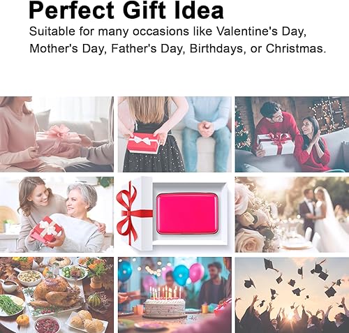 Miniatura 7 de Billetera de aluminio con bloqueo RFID delgado de metal para tarjetas de crédito, S