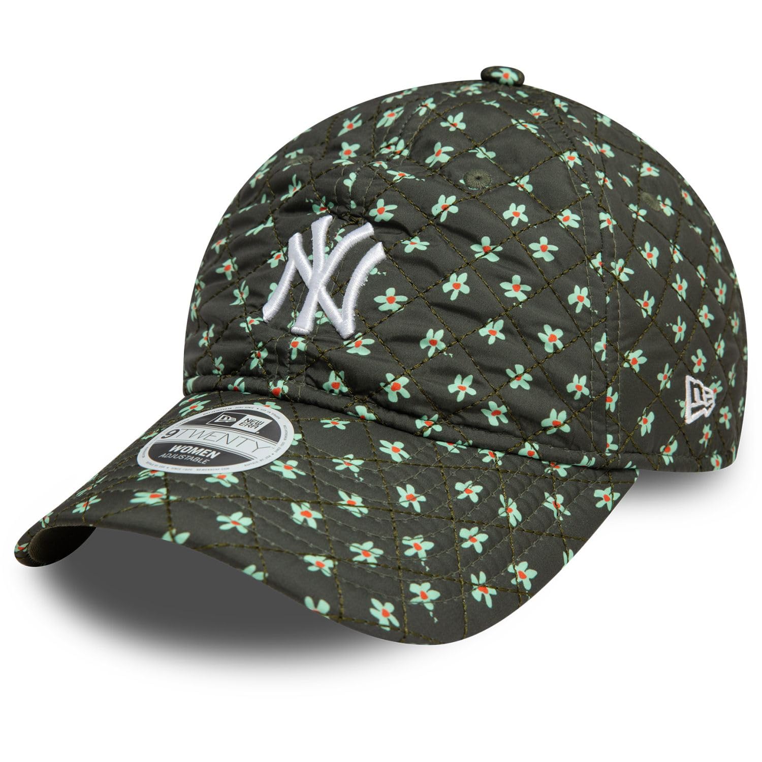 New Era 9Twenty Women Cap - Floral New York Yankees Olive