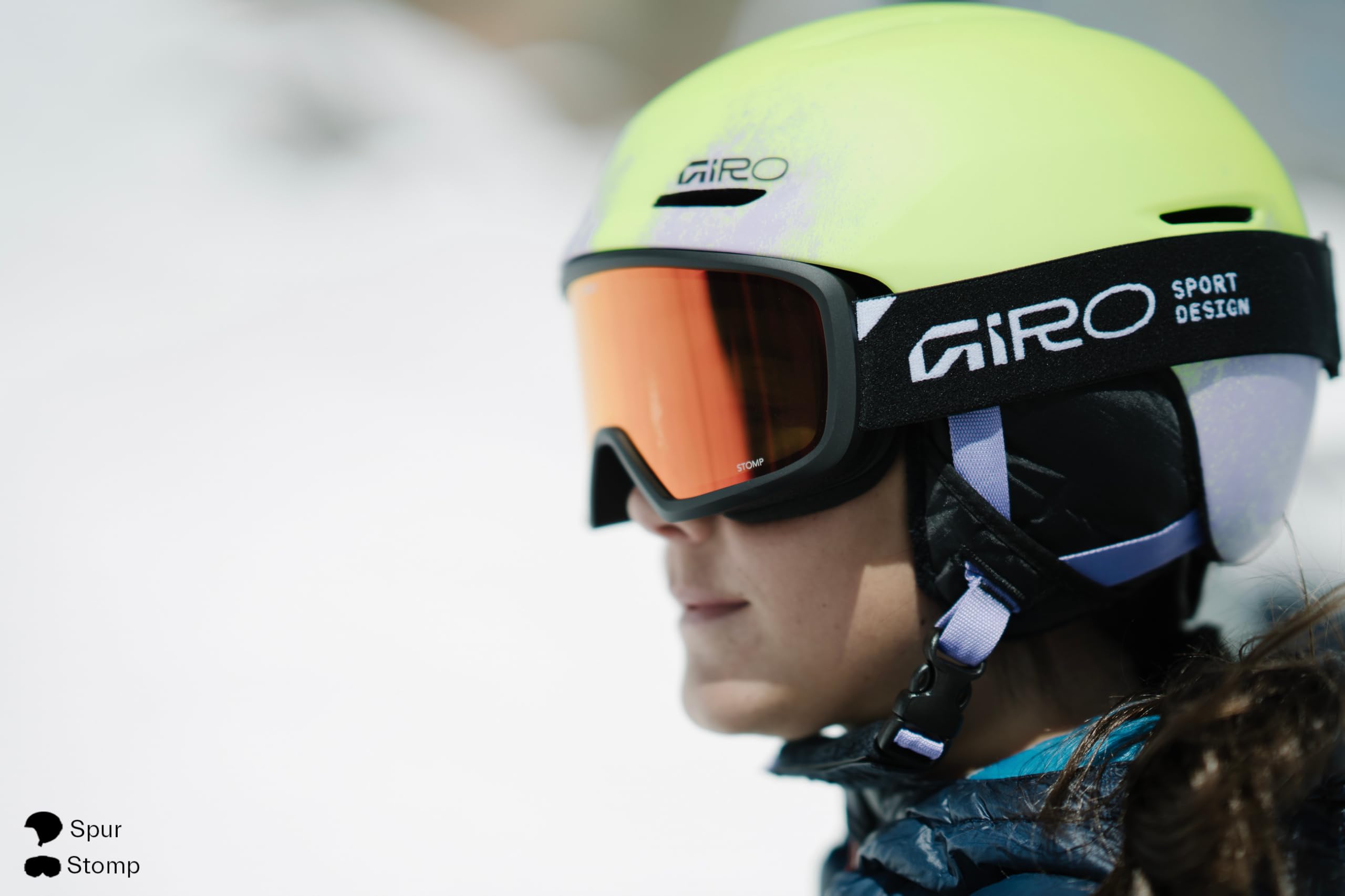 Giro Spur Casco de esquí para niños - Casco de Snowboard para niños y niñas