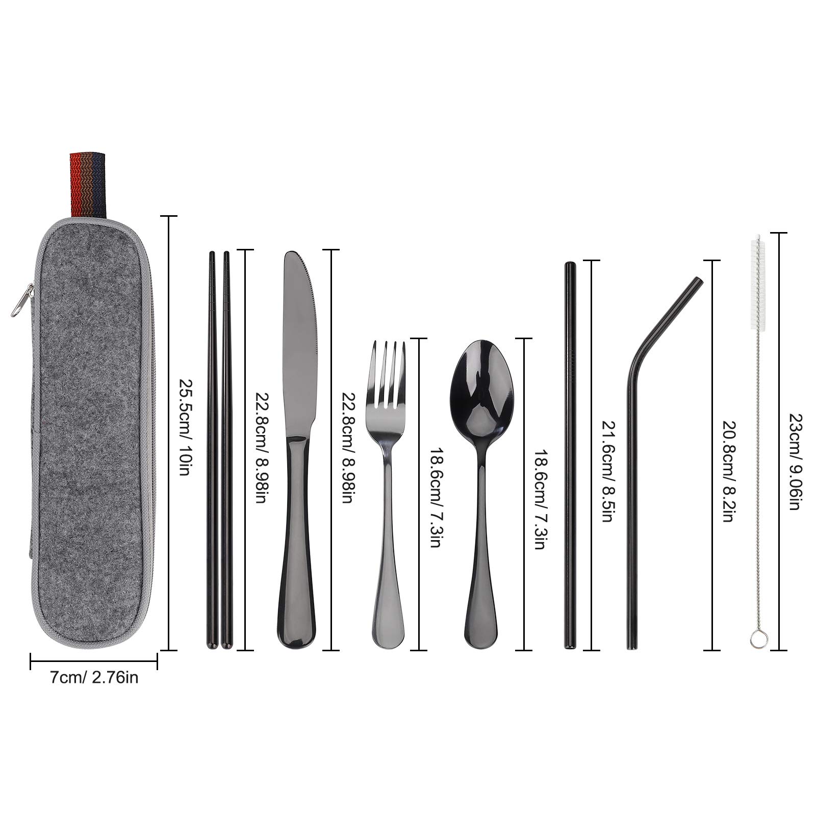 Set Posate da Viaggio Riutilizzabili | Acciaio Inox |Joseph Joseph