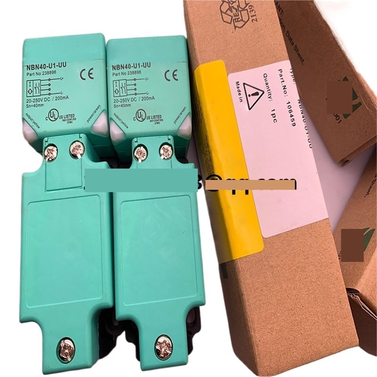 PHNOITPQ 1pcs Sensor NBB20-U1-UU NBN40-U1-UU NBB20-U4-UU NBN40-U4-UU NBB20-U2-UU(Nbb20-u1-uu)
