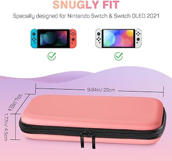 MoKo Carrying Case for Nintendo Switch OLED Model 2021/Nintendo Switch