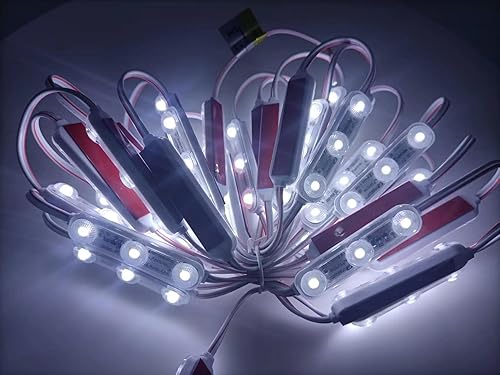 Miniatura 5 de Q QINGCHEN Módulo LED ACDC 12 W 6500 K día blanco 12 V sin entrada de polaridad luz decorativa impermeable para caja de luz letreros de publicidad