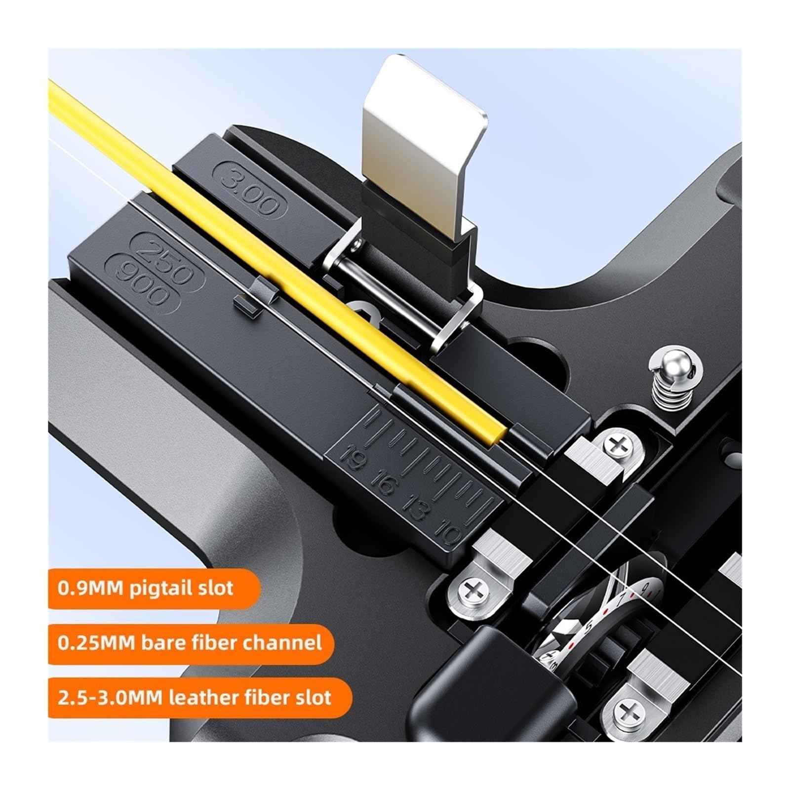 Taglierina in fibra ottica, M9 Singolo-Step completamente automatica ad alta precisione in fibra ottica a fusione splicer coltelle(M9)