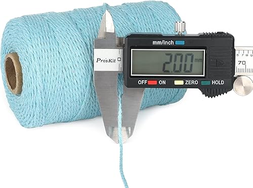 Miniatura 10 de Cordel de algodón para usar en la cocina para atar carne preparada en casa hacer salchichas o para manualidades y aplicaciones de jardinería