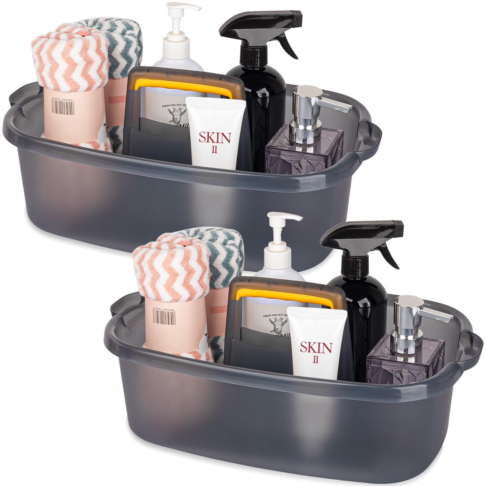 JiatuA Cleaning Caddy - Portable Shower Basket -16