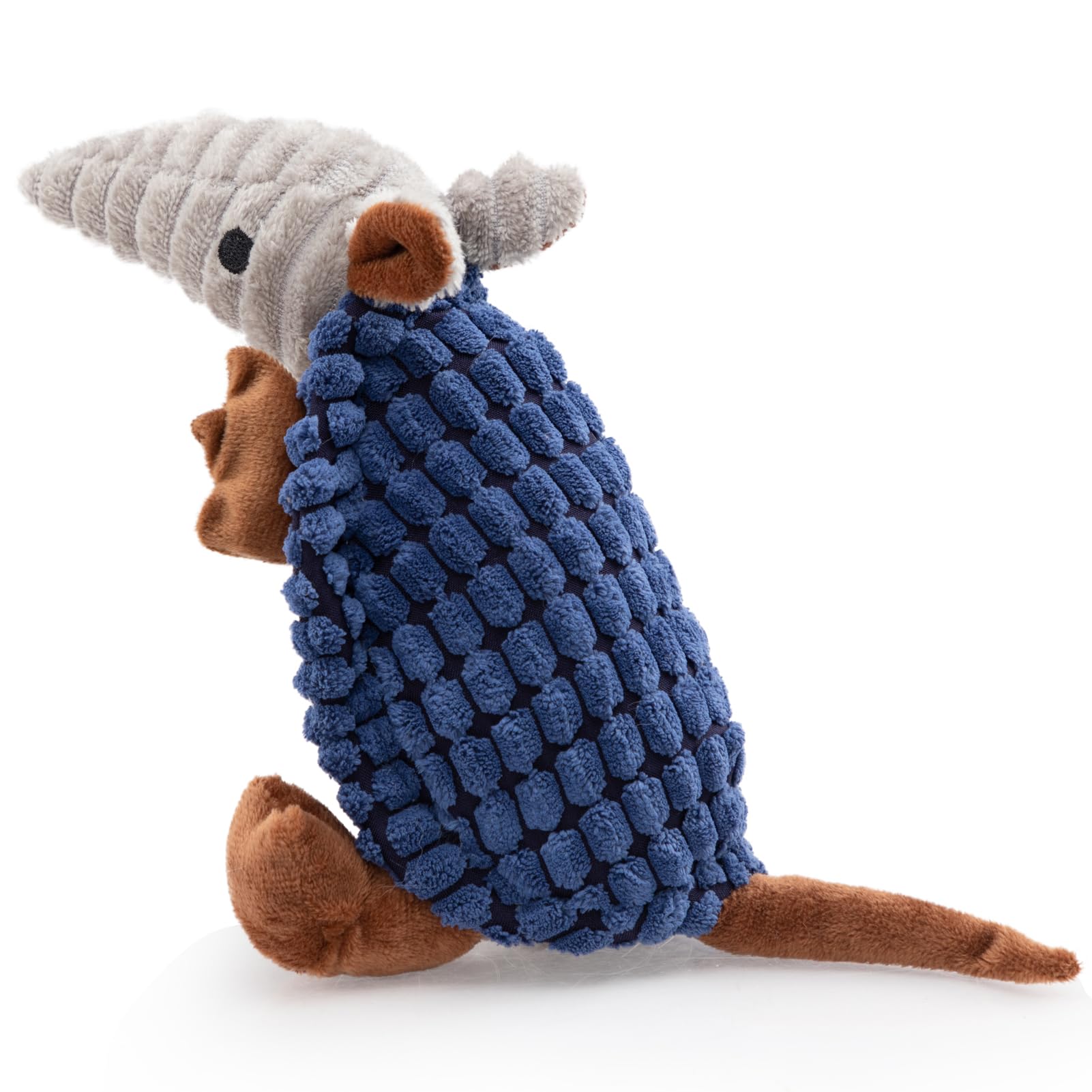 Hollypet Armadillo Squeaky Puppy Dog Toys for Small Medium Dogs, 8"