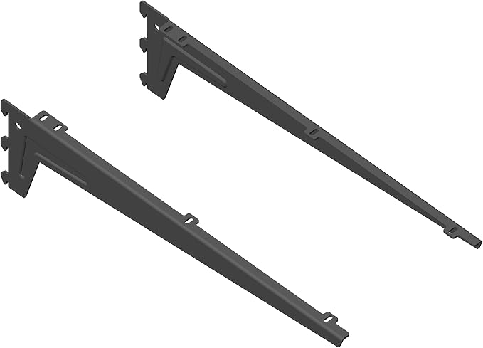 Metall-Winkelträger-Set Weiss 1-reihig / 28 cm Metall-Winkelträger-Set Weiss 1-reihig / 28 cm