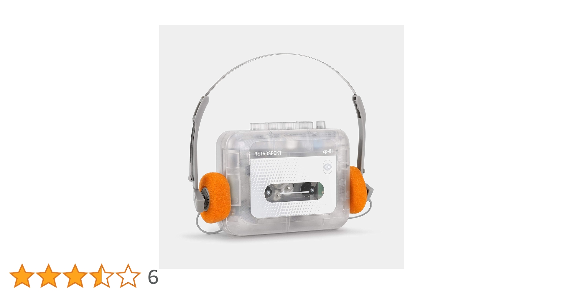 Amazon | Retrospekt CP-81 ポータブルカセットプレーヤー