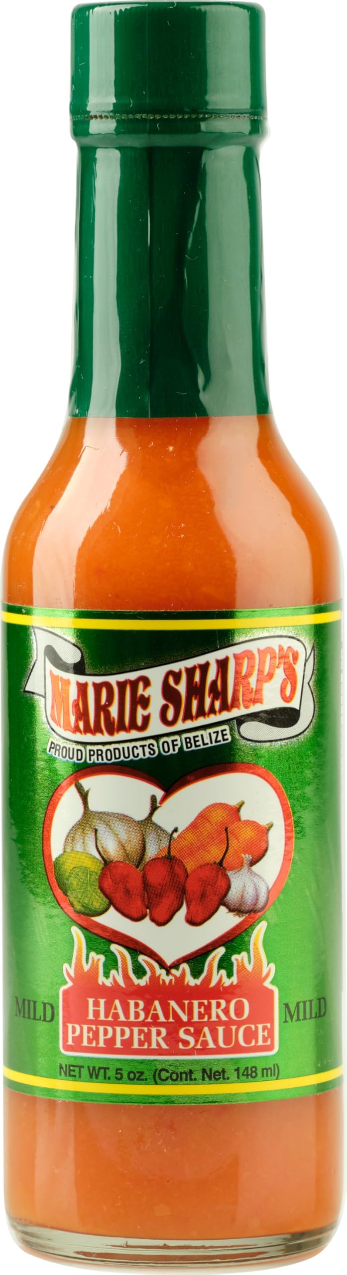 Marie Sharp's Mild Habanero Pepper Sauce, 5 oz