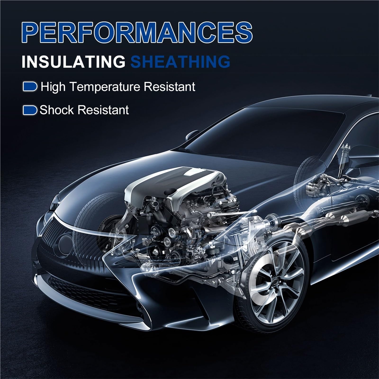 Sensore di Massa d'Aria per Auto, sonda Lambda a Monte, sensore di Ossigeno O2 LZA10-AF4 LZA10AF4 Compatibile con Subaru Forester, Legacy, Impreza 1.5-22641-AA272 22641AA272