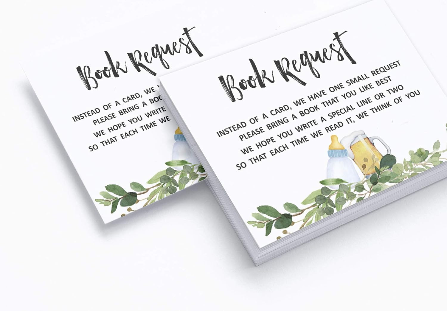 Set of 30 A Baby is Brewing Gender Neutral Baby Shower Invitations-Diaper Raffle Tickets and Baby Shower Book Request Cards Cheers Invites Its A Boy Its A Girl
