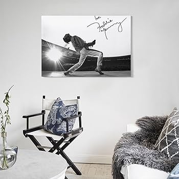 Queenフレディ・マーキュリー ‼️直筆サイン入りポスター‼️値下げ可能‼️ Queenフレディ・マーキュリー ‼️直筆サイン入りポスター‼️値下げ可能