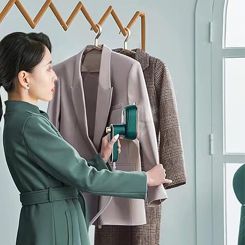 Miniatura 4 de Mini máquina de planchar portátil, mini plancha de vapor con mango giratorio 2 en 1, plancha de vapor para ropa, plancha de vapor micro para