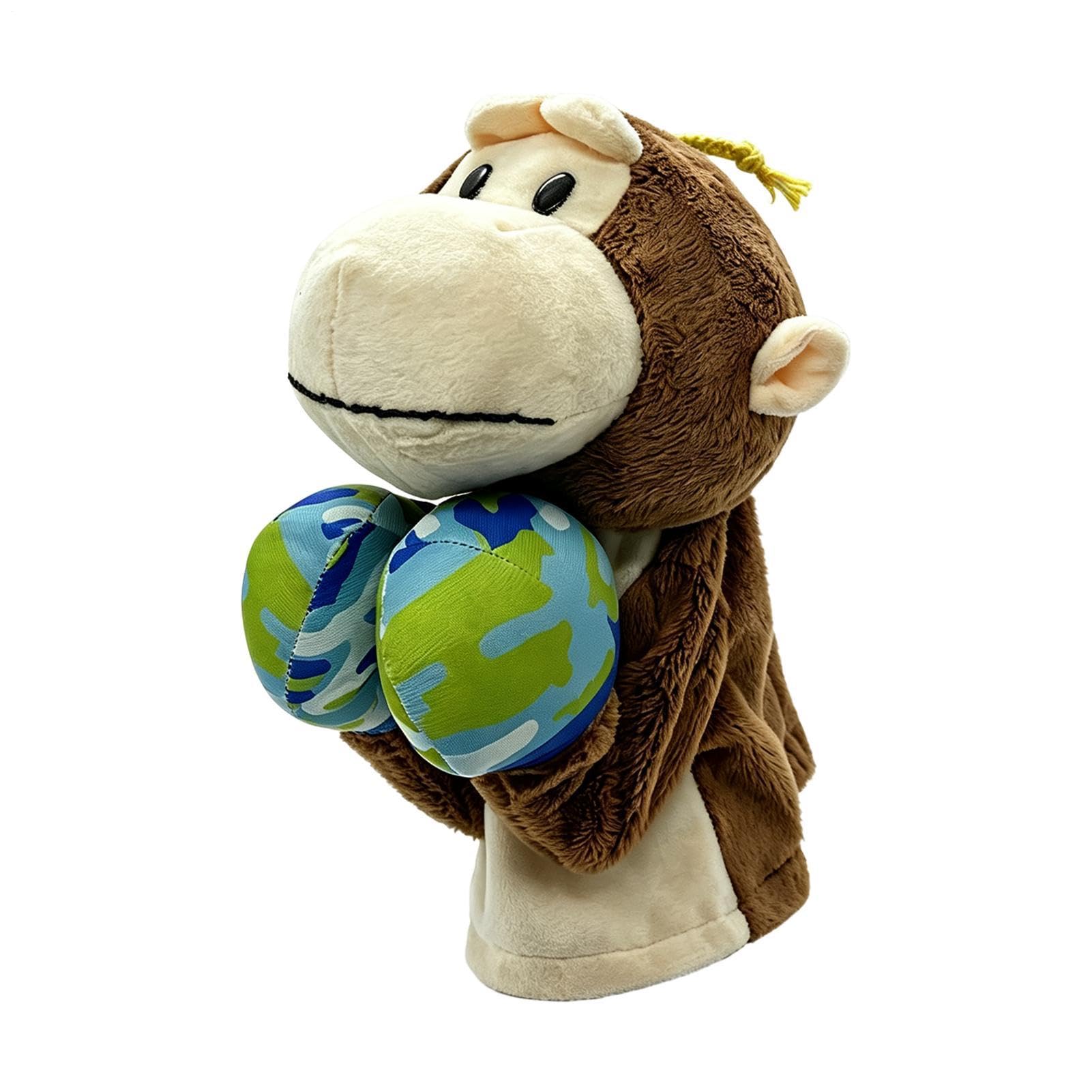 Cat Puppet with Sound - Monkey Funny Interactive Soft Stuffed Animals