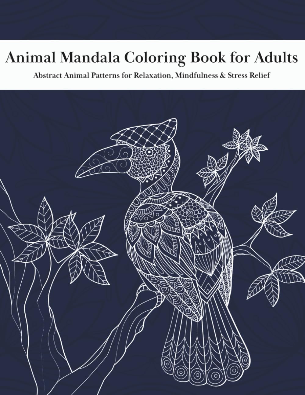 Animal Mandala Coloring Book For Adults