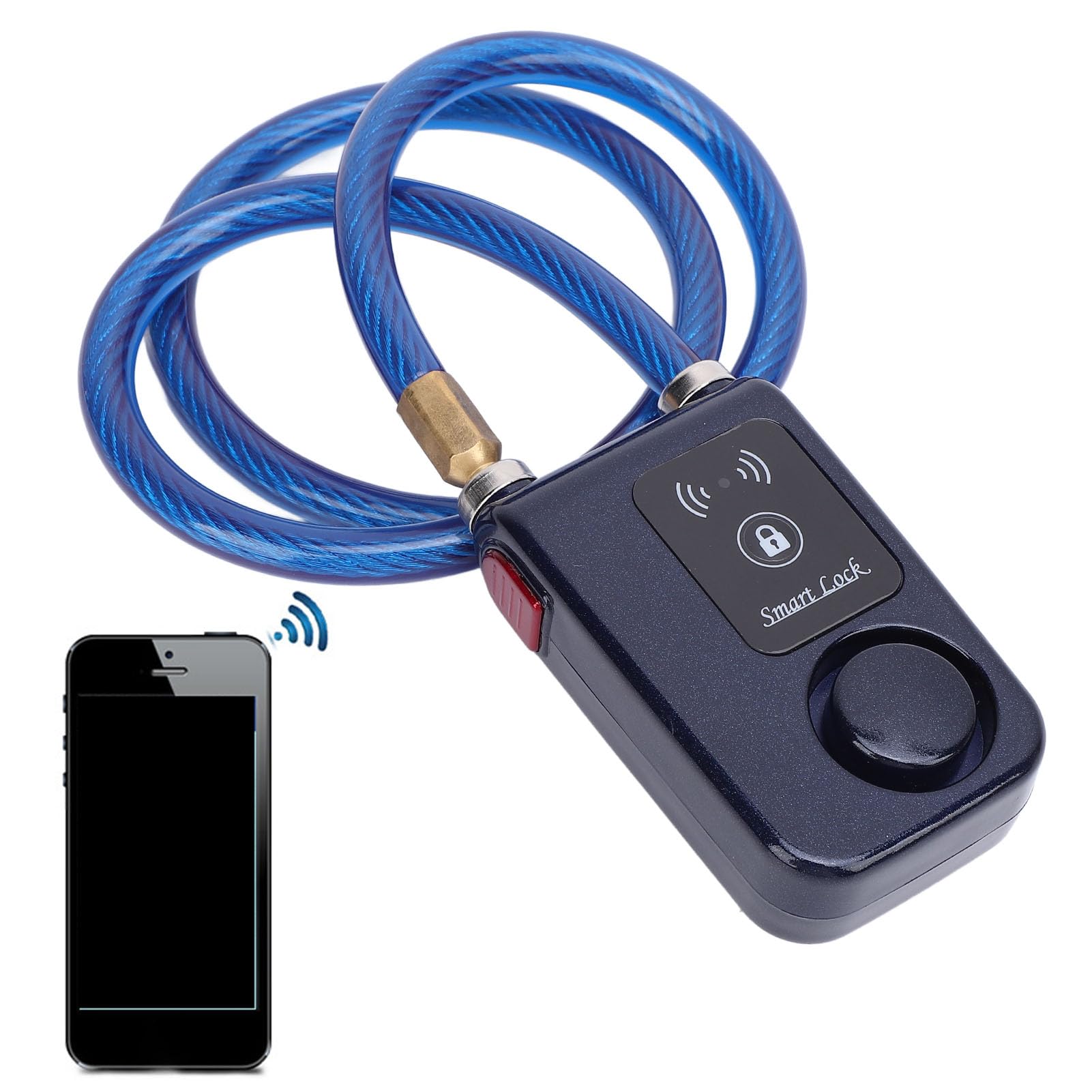 Cocoarm Bluetooth Moto Antivol sans Clé, Alarme 110dB IP44 (BLUE)