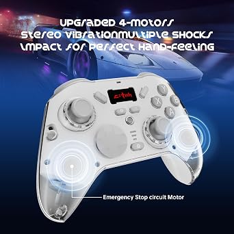 hosowe Wireless Gaming Controller Compatible for PC/Switch/Android/iOS